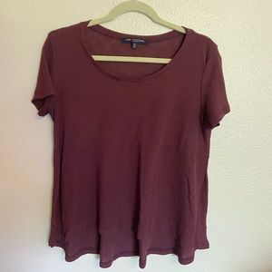 One Clothing Maroon Short sleeve tee